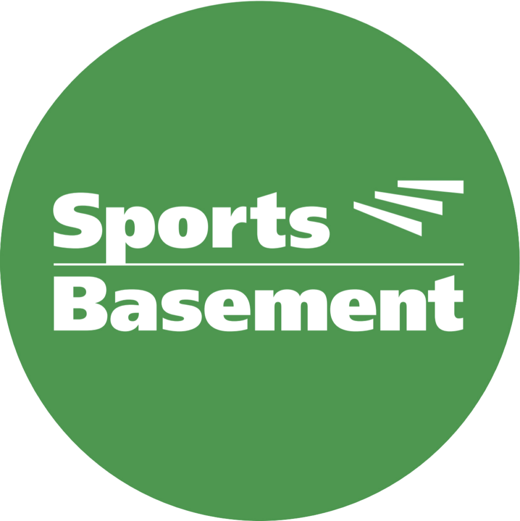 Green circle logo reading 'Sports Basement'